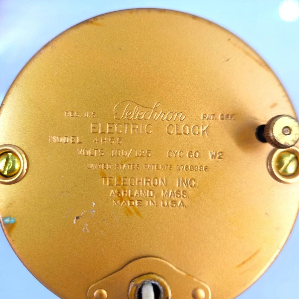 Vintage MCM Telechron Electric 